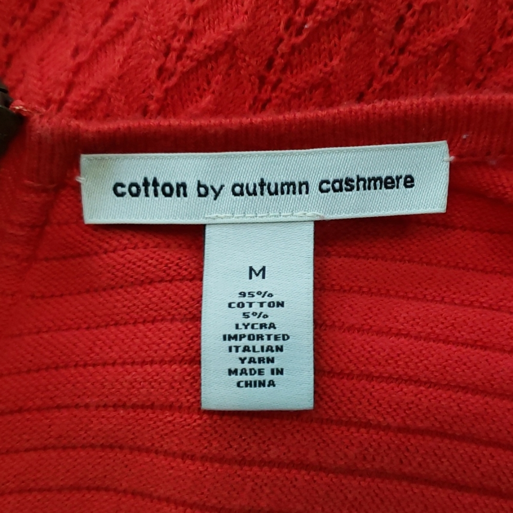 Autumn Cashmere Red Sweater Dress - Picture 8 of 8